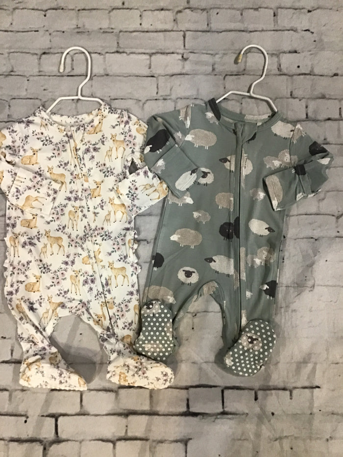 2 way zipper footies