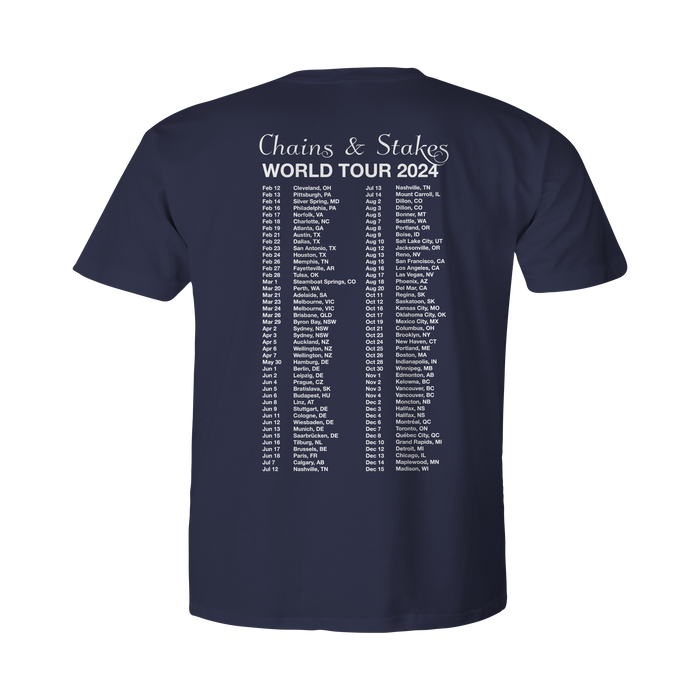 2024 Diamond Tour T-Shirt - Navy