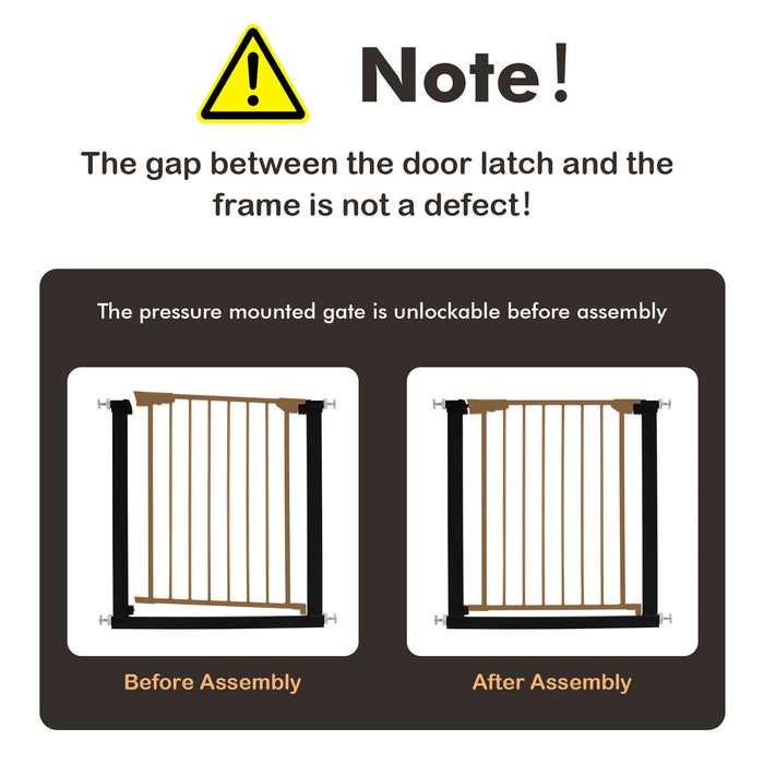 30-32.5 Inch Wide Safety Gate with 30 Inch Scientific Height