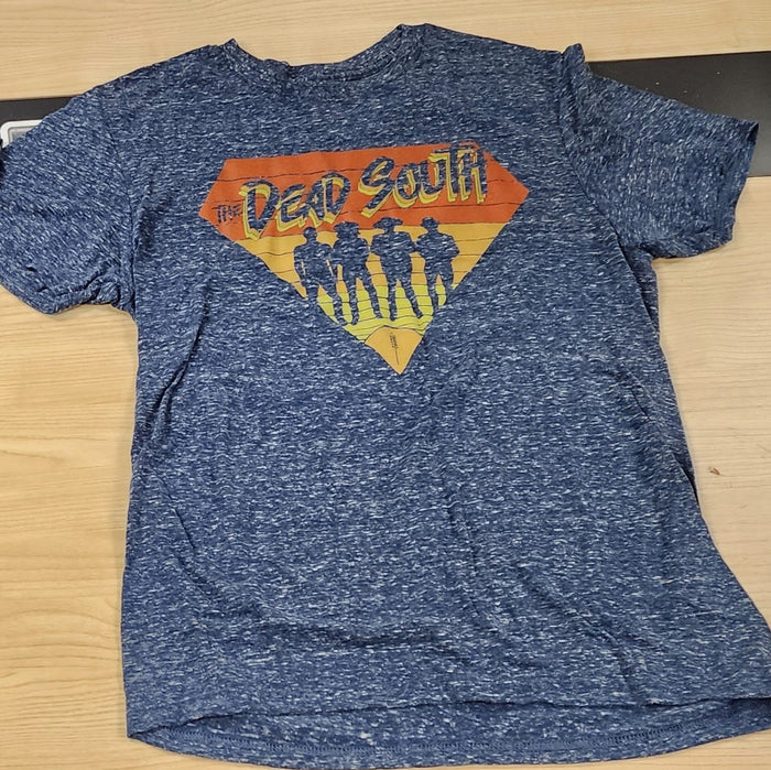 80s Diamond T-Shirt - Charcoal Blue