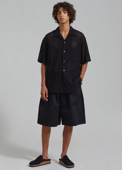 Adan Bermuda Shorts - Black