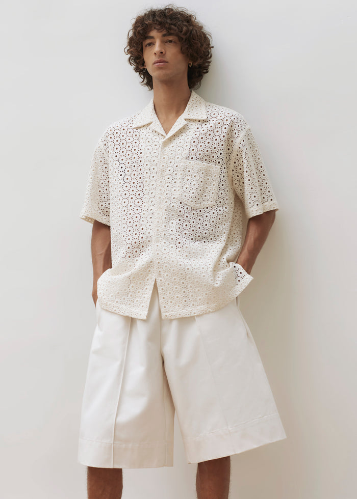 Adan Bermuda Shorts - Cream