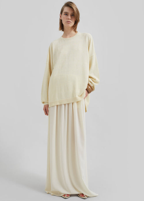 Aeson Maxi Skirt - Pale Yellow
