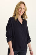 Wearables Aeson Relaxed-Fit Stripe Button-Up