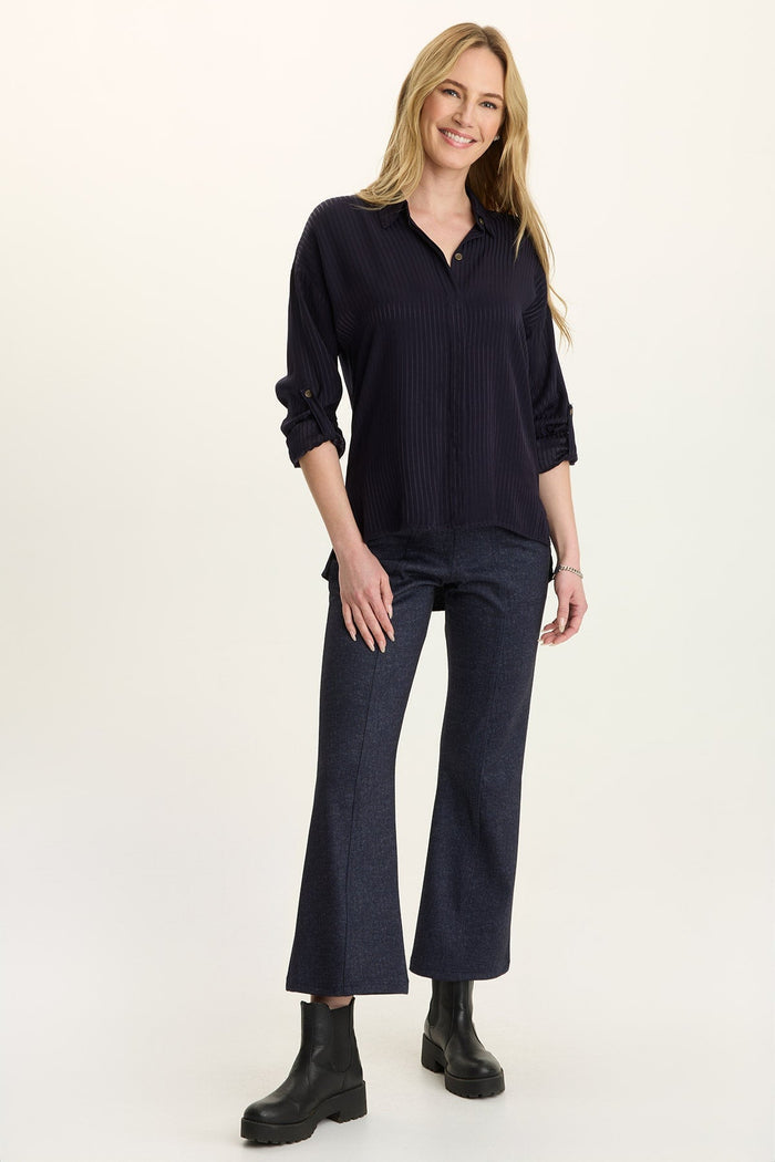 Wearables Aeson Relaxed-Fit Stripe Button-Up