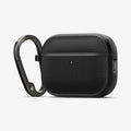 ACS10604 - AirPods Pro 3 Classic Fit in Black showing the front and side with carabiner