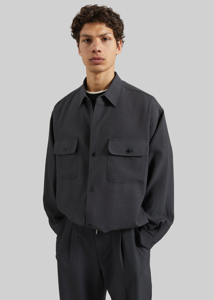 Alessio Shirt Jacket - Charcoal