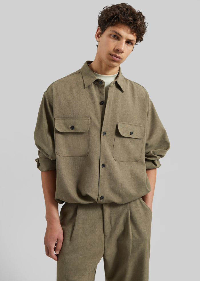 Alessio Shirt Jacket - Olive