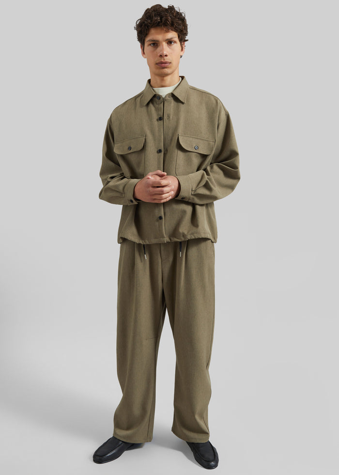 Alessio Shirt Jacket - Olive
