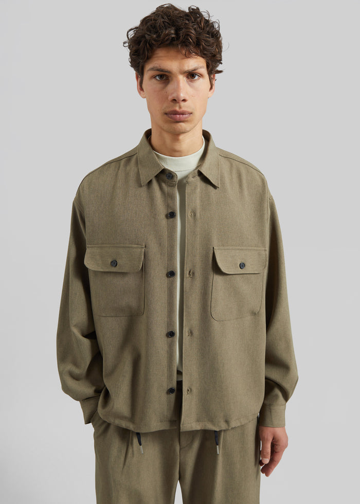 Alessio Shirt Jacket - Olive