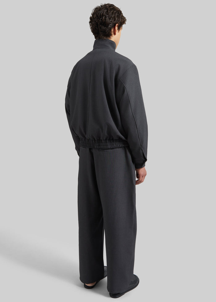 Alessio Zip-Up Jacket - Charcoal