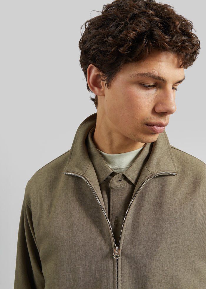 Alessio Zip-Up Jacket - Olive
