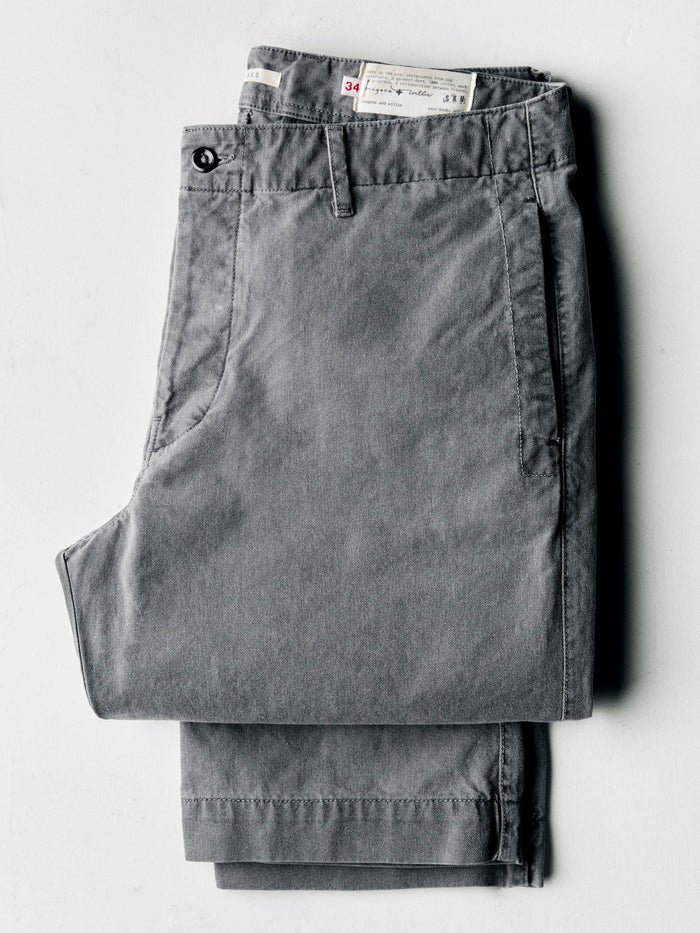 Lavender all american chino in faded black