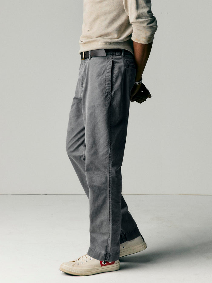 Gray all american chino in faded black