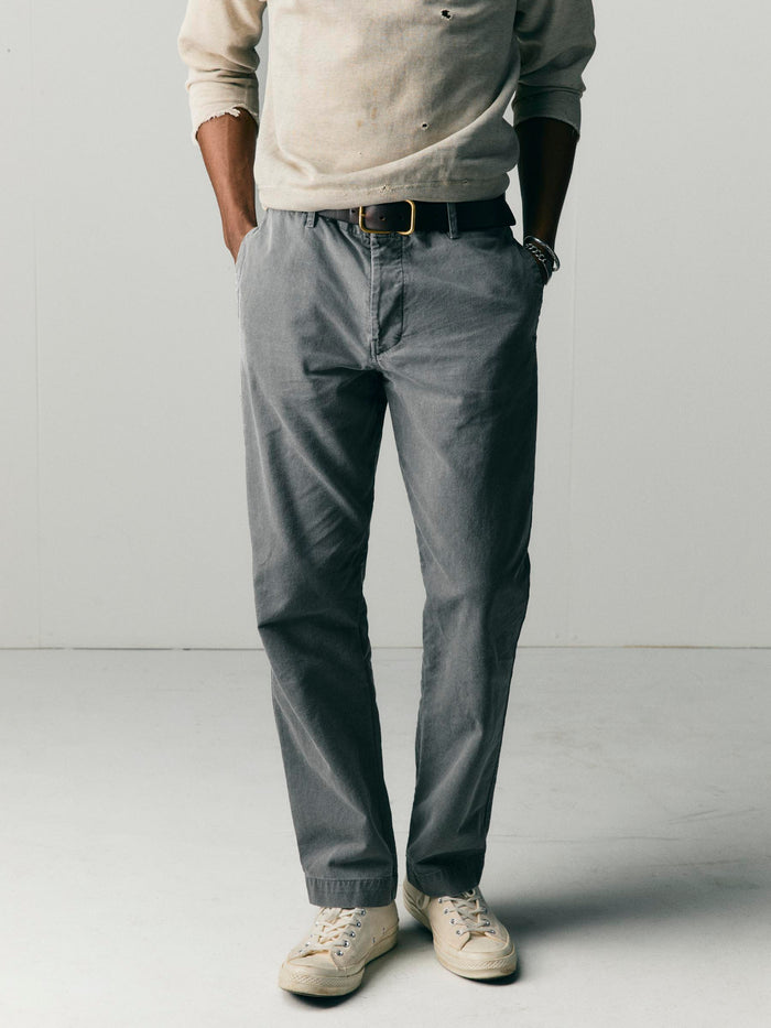 Gray all american chino in faded black