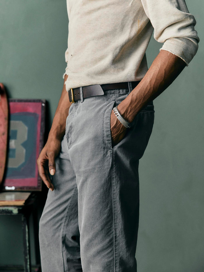 Dim Gray all american chino in faded black