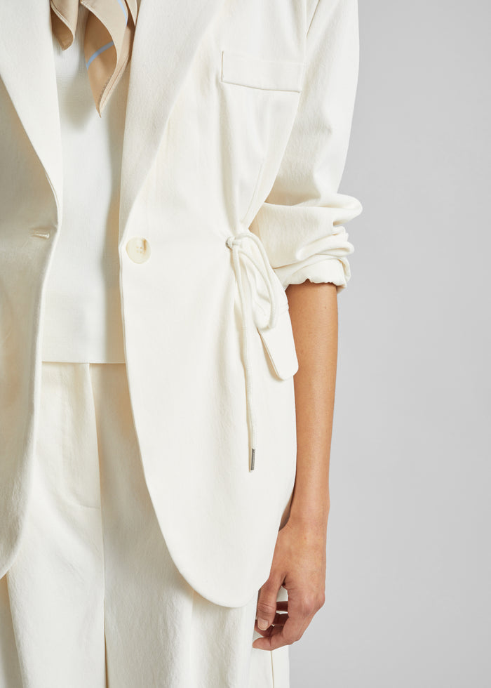 Altea Drawstring Blazer - Ivory