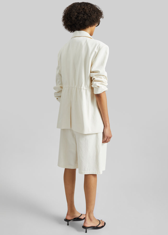Altea Drawstring Blazer - Ivory