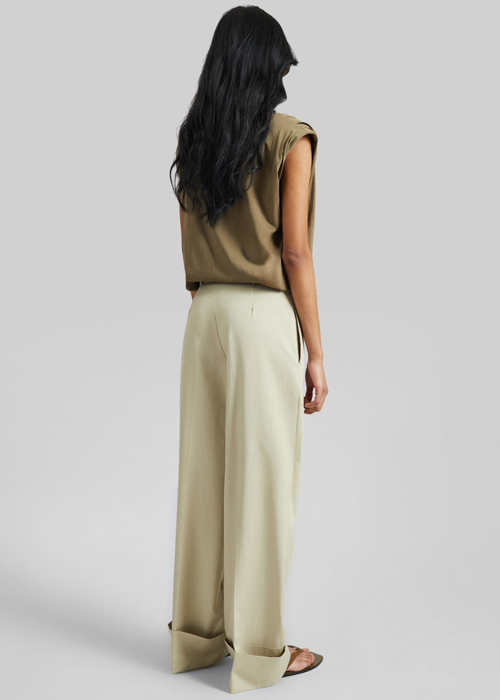Alvor Padded Balloon Top - Olive