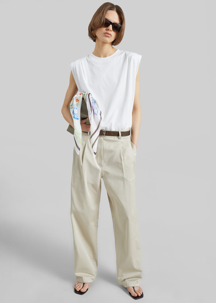 Alvor Padded Balloon Top - White