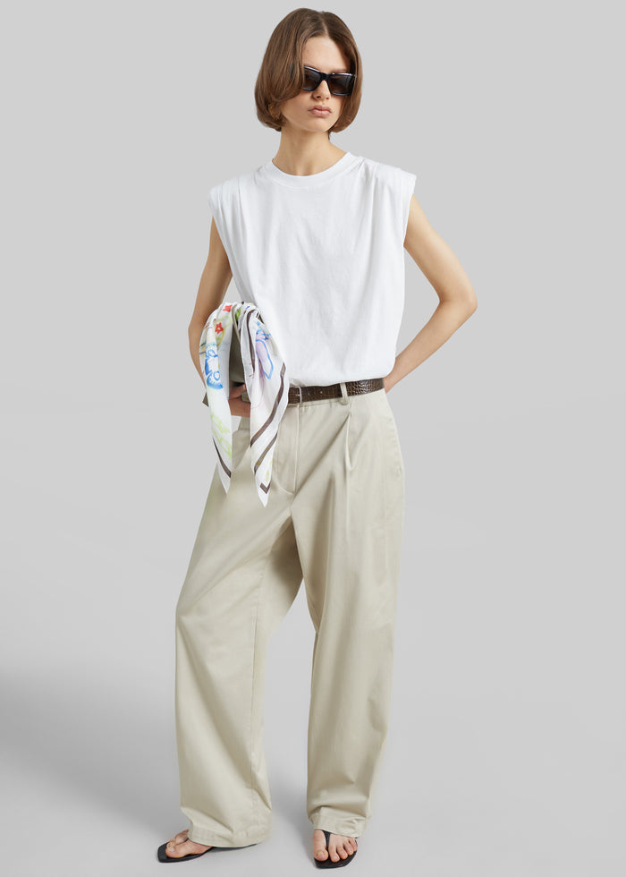 Alvor Padded Balloon Top - White