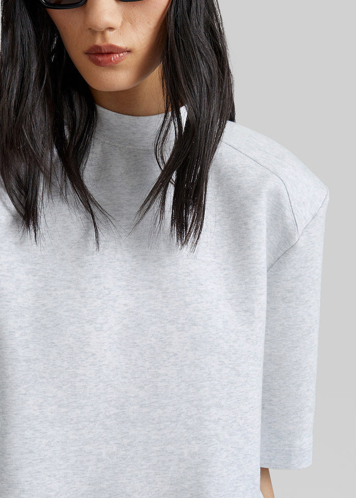 Alwen Neoprene Padded T-Shirt - Grey Melange