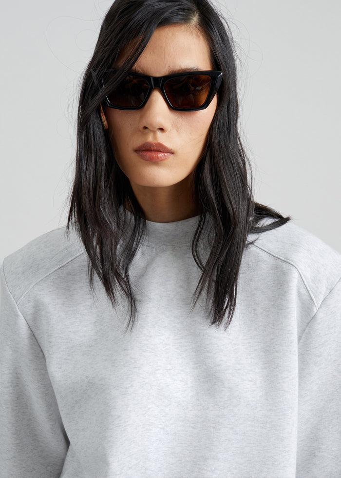 Alwen Neoprene Padded T-Shirt - Grey Melange