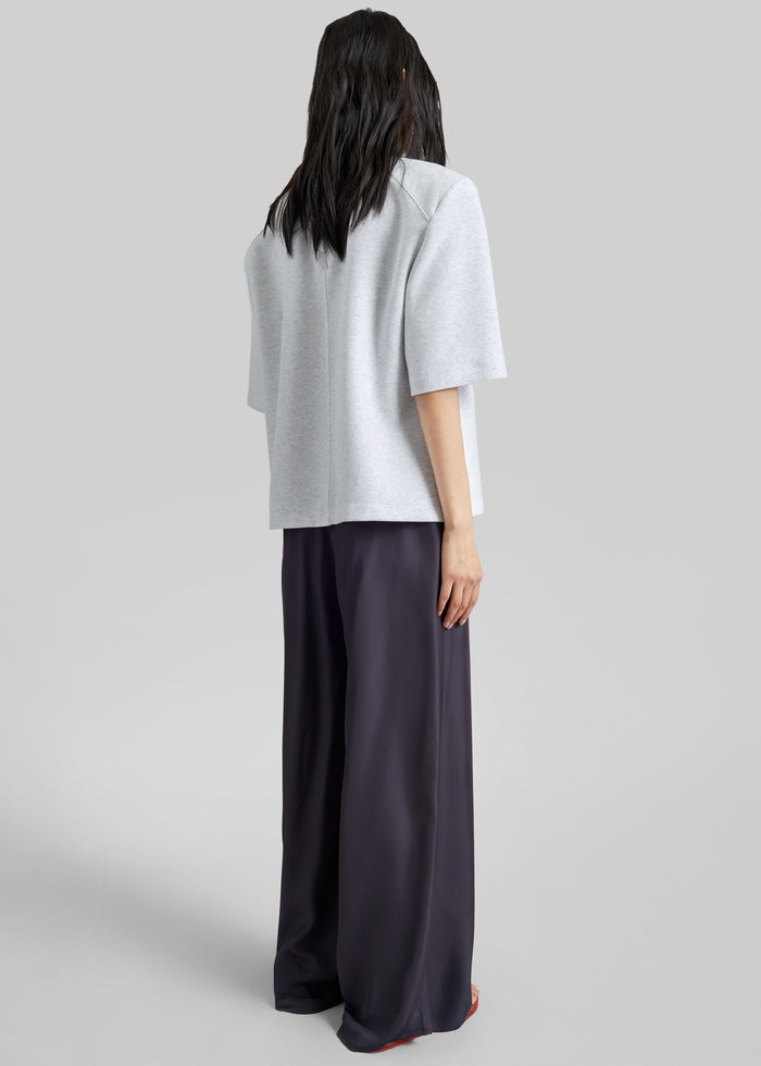 Alwen Neoprene Padded T-Shirt - Grey Melange