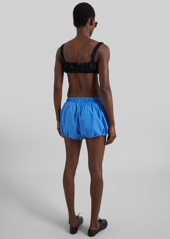 Ameglia Bubble Hem Mini Shorts - Blue