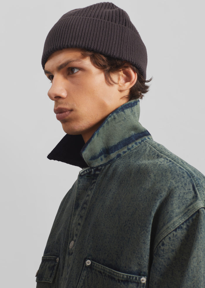 Amo Wool Beanie - Dark Plum
