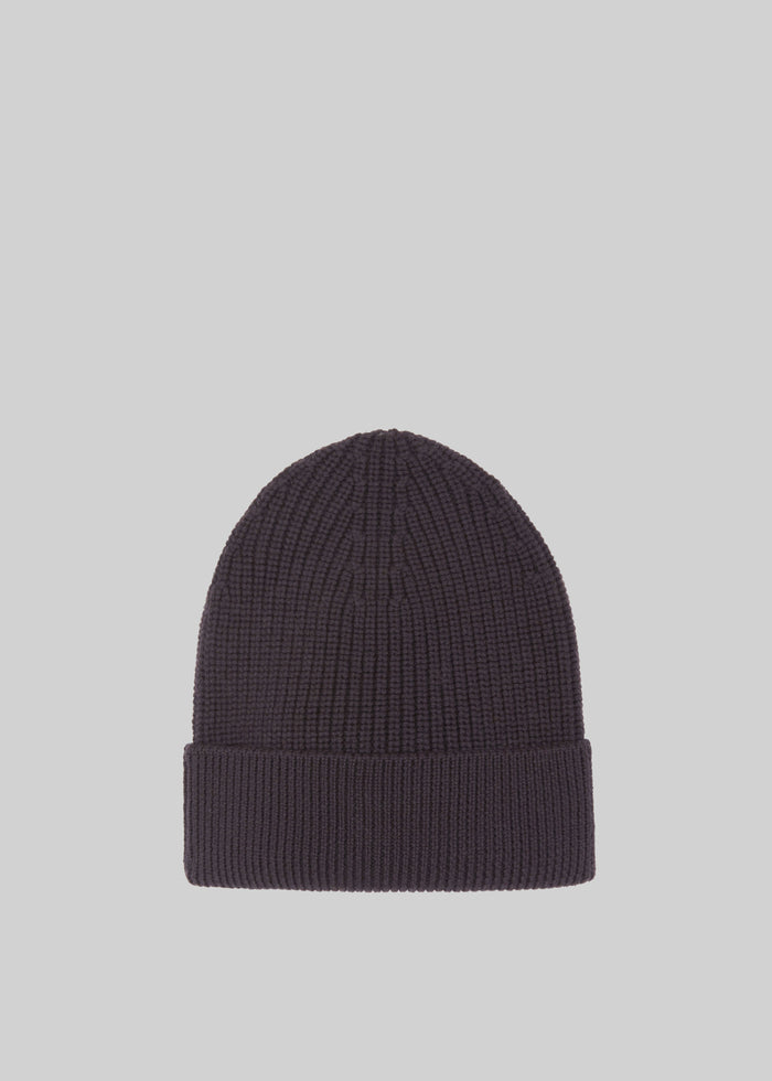 Amo Wool Beanie - Dark Plum