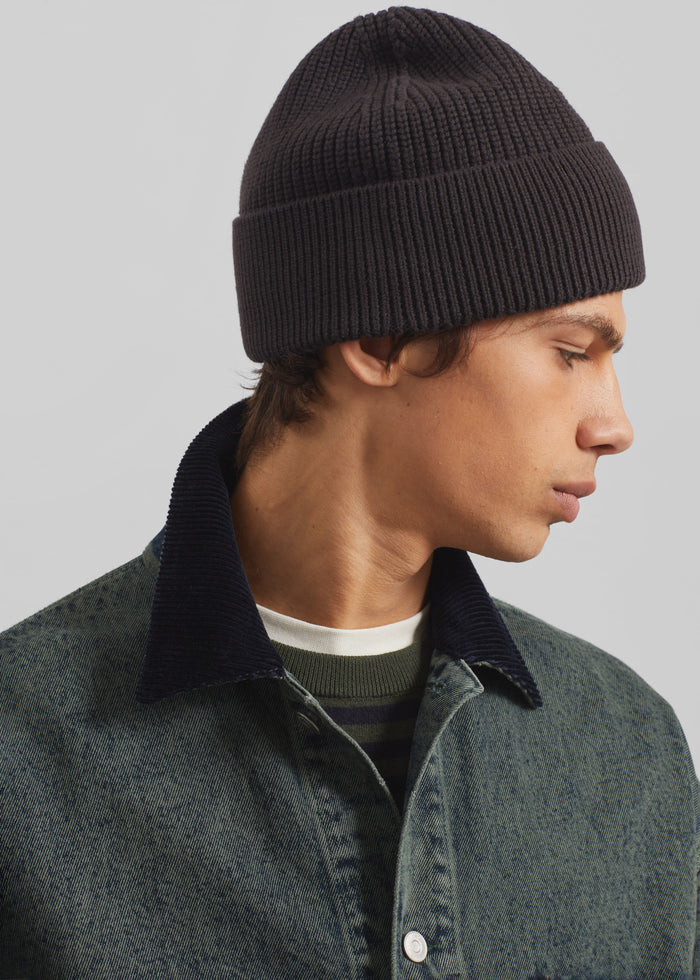 Amo Wool Beanie - Dark Plum