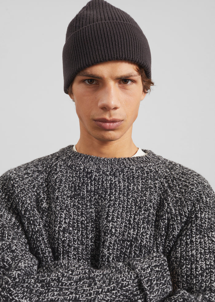 Amo Wool Beanie - Dark Plum