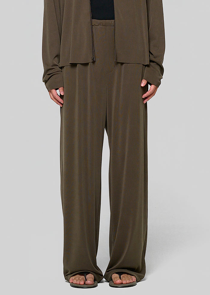 Amomento Easy Banding Pants - Brown