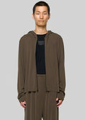 Amomento Jersey Hooded Jumper - Brown