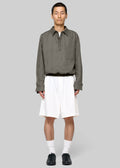 Amomento Linen Pullover - Khaki