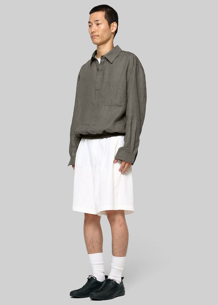 Amomento Linen Pullover - Khaki