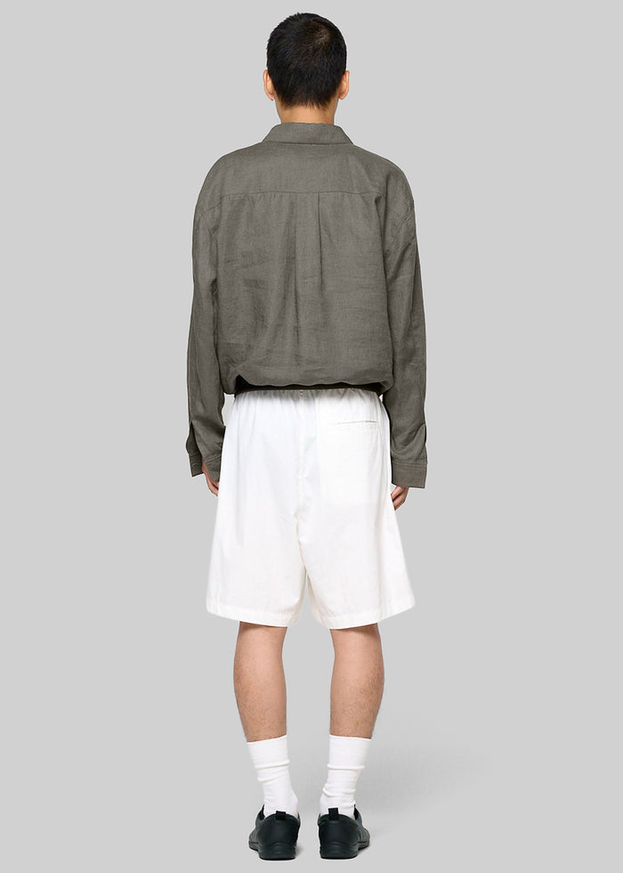 Amomento Linen Pullover - Khaki