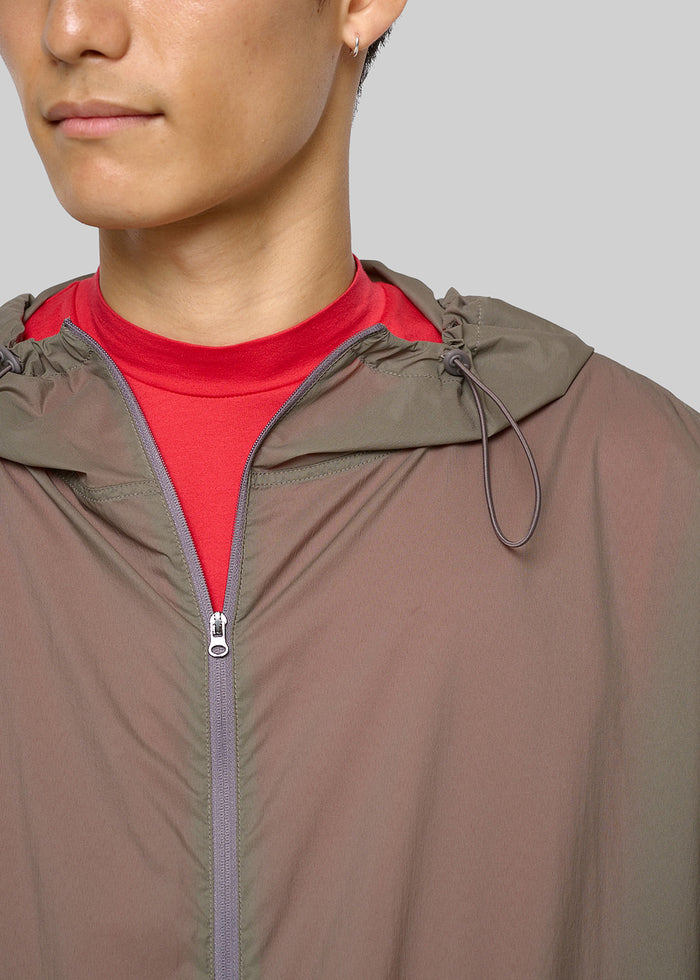 Amomento Raglan Hooded Jumper - Khaki