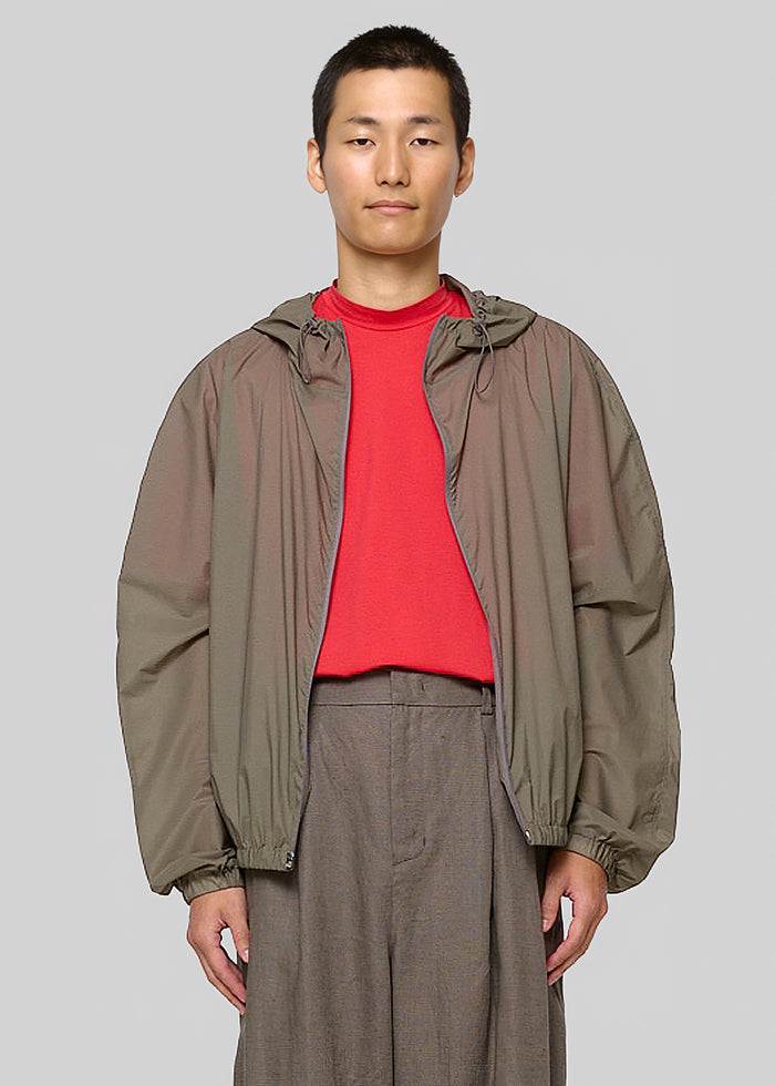 Amomento Raglan Hooded Jumper - Khaki