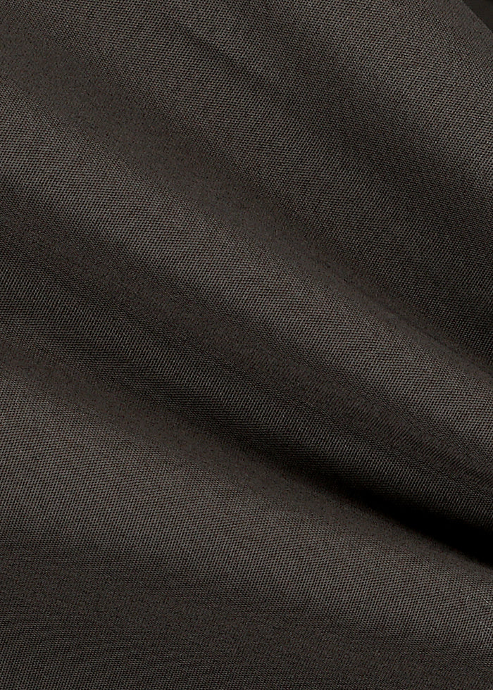 Amomento Two Tuck Wide Shorts - Brown