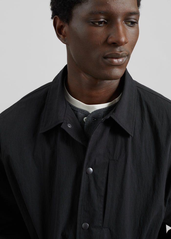 Andres Coach Jacket - Black