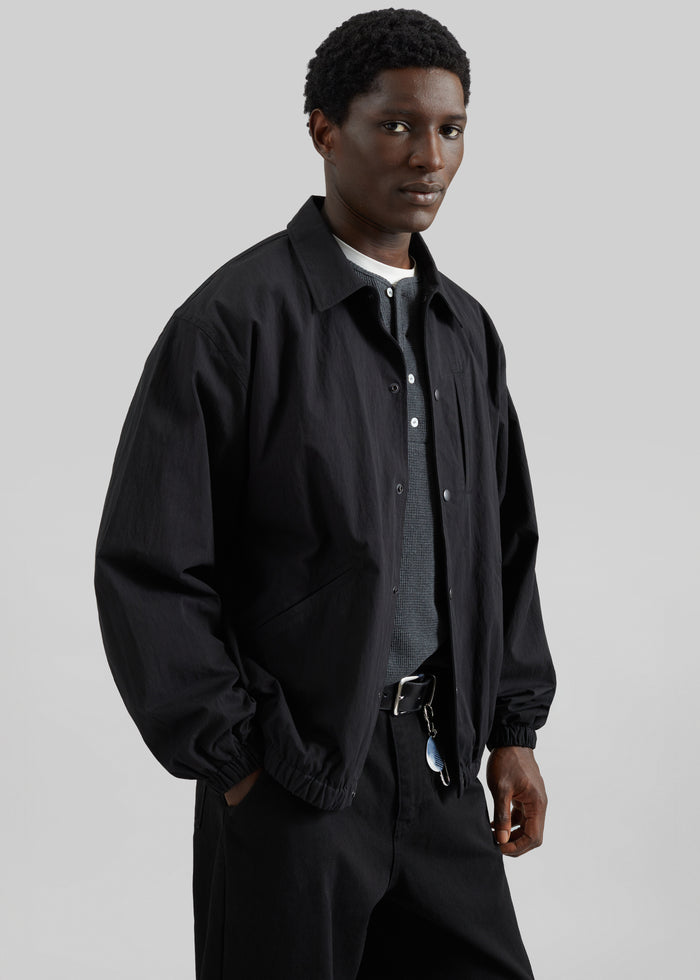 Andres Coach Jacket - Black