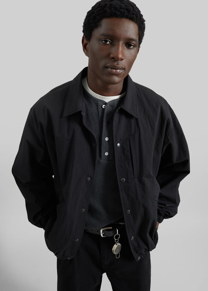 Andres Coach Jacket - Black