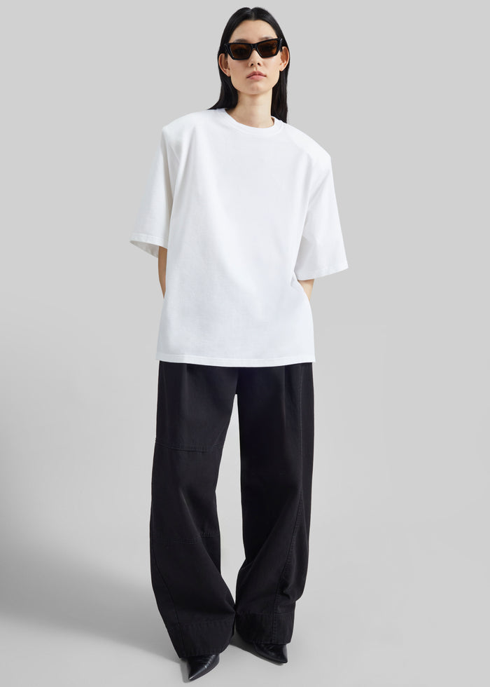 Anira Padded T-Shirt - White