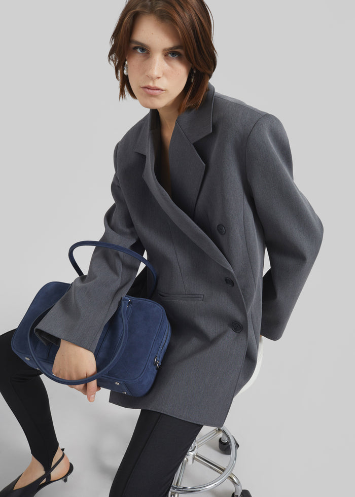 Antwerp Wrap Blazer - Grey
