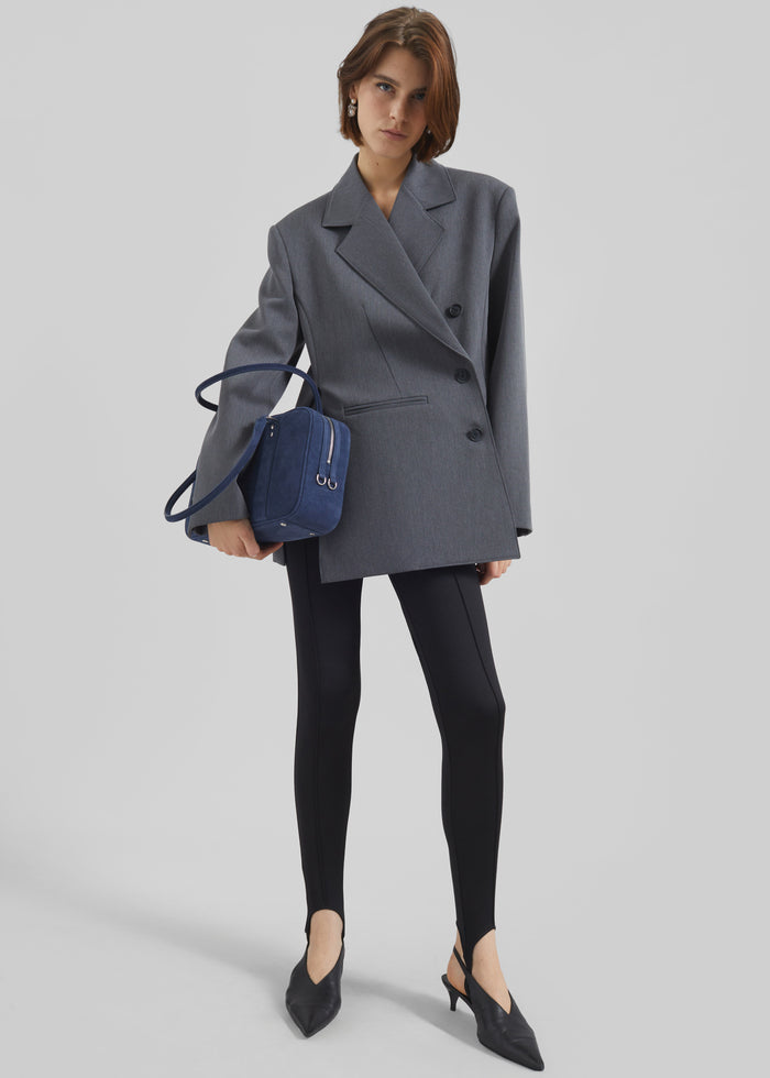 Antwerp Wrap Blazer - Grey