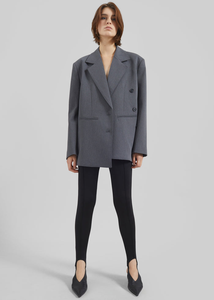 Antwerp Wrap Blazer - Grey