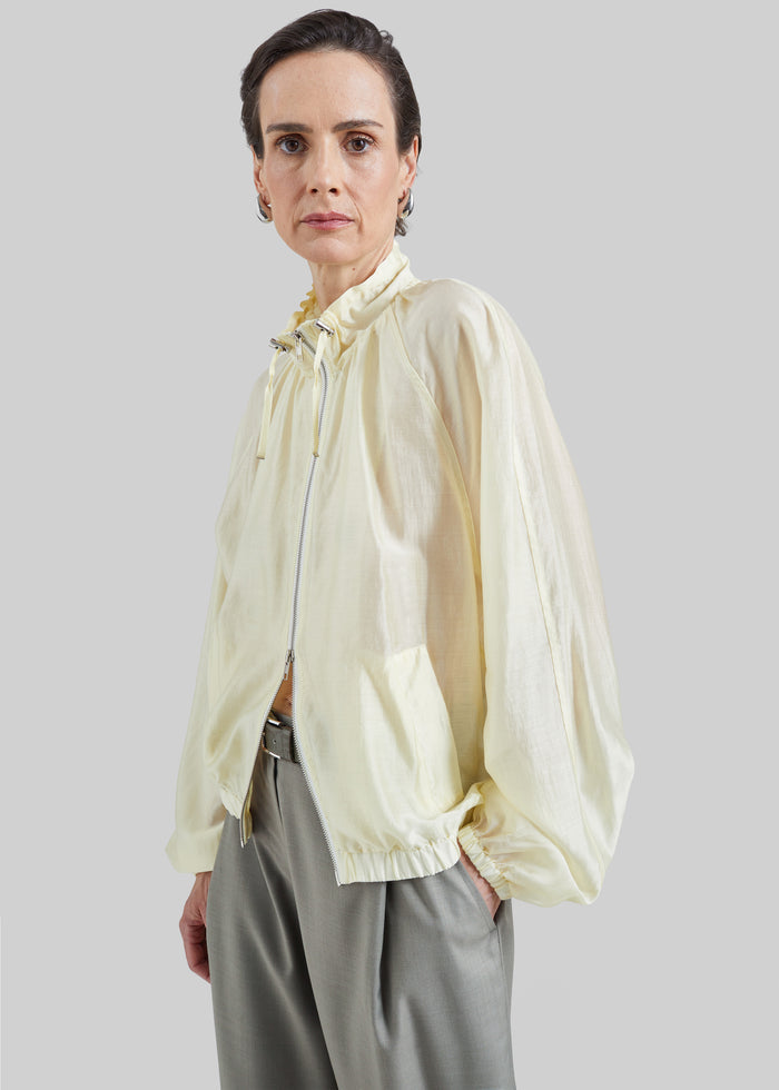 Arzon Sheer Jacket - Pale Yellow