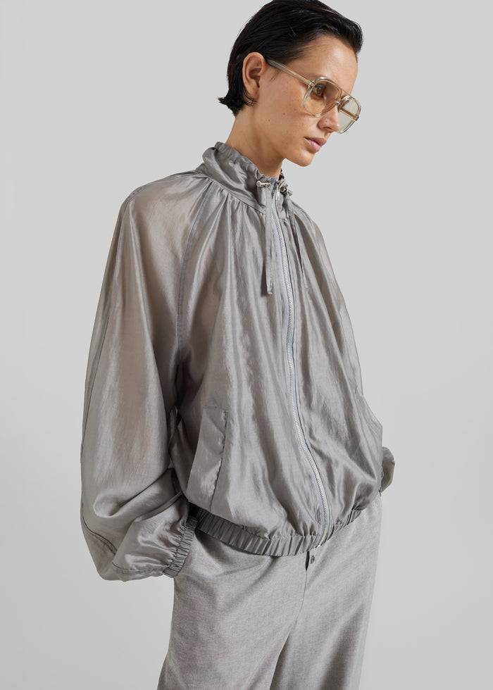 Arzon Sheer Jacket - Steel Grey
